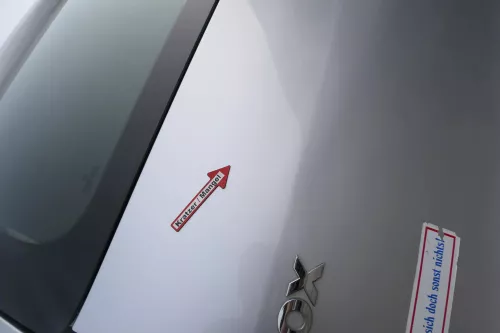 VW Fox 5Z Heckklappe Kofferraumklappe Klappe hinten + Scheibe silber LA7W (171260)