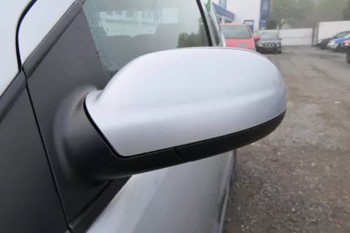 VW Fox 5Z manueller Spiegel Außenspiegel + Glas links silber grau LA7W