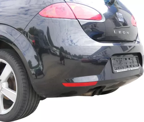Seat leon 1P Stoßstange Heckstoßstange hinten schwarz LC9Z metallic (171329)