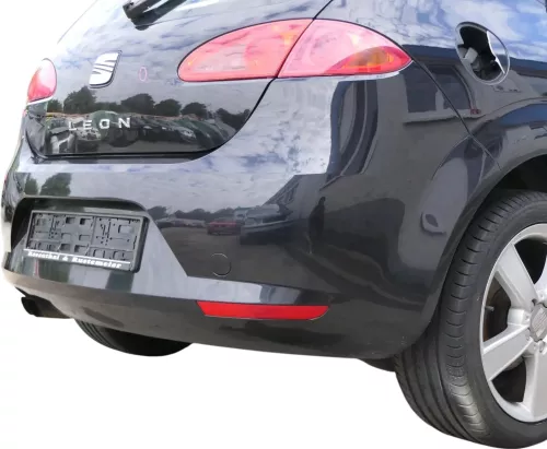 Seat leon 1P Stoßstange Heckstoßstange hinten schwarz LC9Z metallic (171329)