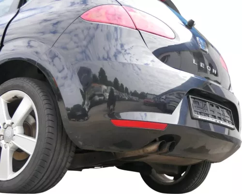 Seat leon 1P Stoßstange Heckstoßstange hinten schwarz LC9Z metallic (171329)