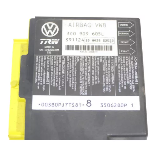 Seat Leon 1P Steuergerät Airbag Airbagsteuergerät 3C0909605L 0R3 (171338)