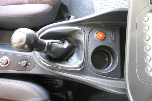 Seat Leon 1P Schaltknauf Schaltsack Schaltung Schaltknüppel 6-Gang (Leder)schwar (171360)