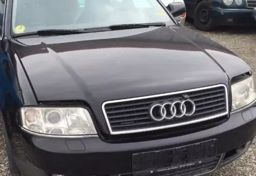 Audi A6 4B Motorhaube Klappe vorn Facelift (ab. Mitte 2002) schwarz LZ9W + Grill (171410)