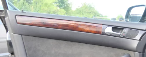 Audi A6 4B C5 Verkleidung Klappe Abdeckung Dekor Holz Optik Nußbaum  (171434)