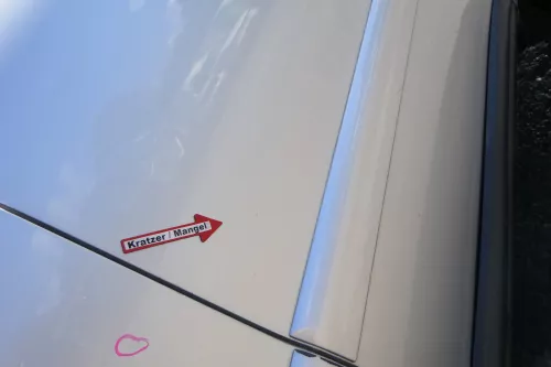 Audi A4 B5 Tür nur Türblatt hinten links silber LY7W - Facelift (171451)