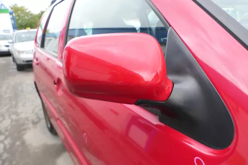 VW Polo Kombi elektrisch Spiegel vorne rechts Außenspiegel rot LY3D bisBj1999