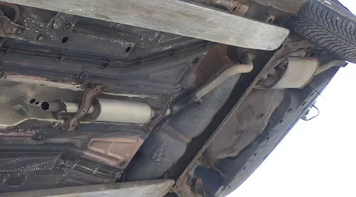 VW Polo Kombi 6K Auspuff Endschalldämpfer + Mittel hinten  (171494)