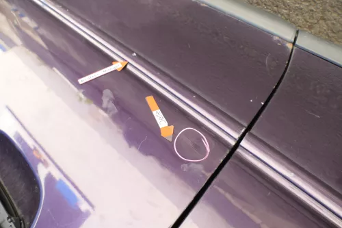 Audi A3 8L Tür Türblatt vorne rechts Beifahrertür lila merlin LZ3W  2/3-Türer (171522)