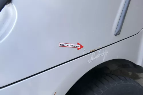 Skoda Fabia 6Y Limousine Schrägheck Tür hinten rechts grau silber LF7T diamantsi (171568)