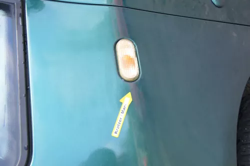 VW Sharan Kotflügel links vorne grün LC6P bis ca. Ende 1999 passend (171632)