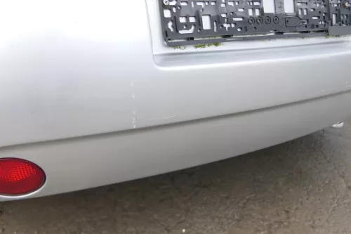 VW New Beetle 9C Stoßstange hinten Stoßfänger grau silber LG9R Heckstoßfänger (171732)