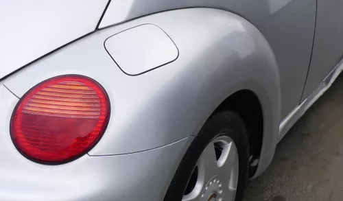 VW New Beetle 9C Kotflügel hinten rechts silber grau LG9R 1C0821302H (171735)