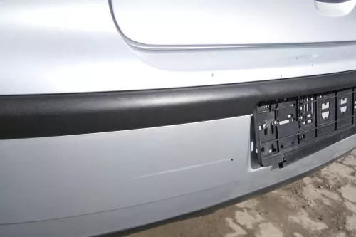 VW Polo 9N 9N3 Stoßstange Heckstoßstange hinten silber LA7W (171772)