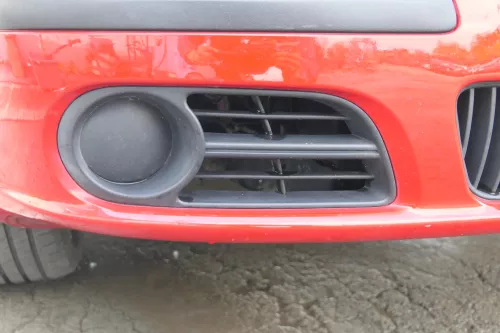 Skoda Fabia 6Y Stoßstange Stoßfänger vorne rot LF3K 2004-2008 - Facelift (171943)