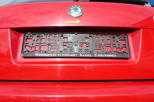Skoda Fabia 6Y6 Schrägheck Heckklappe Kofferraumklappe hinten rot LF3K (171949)