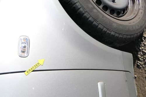 Audi A4 8E B6 Kotflügel vorne rechts grau LY7Q (172047)