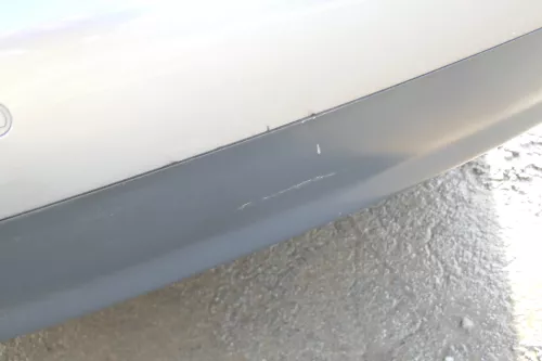 Audi A4 8E B6 Limousine Stoßstange hinten mit Spoiler grau LY7Q PDC (172050)