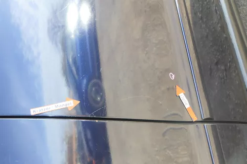 Audi A4 B5 Tür Türblatt hinten links blau lila LZ5L Kombi Limo (172454)