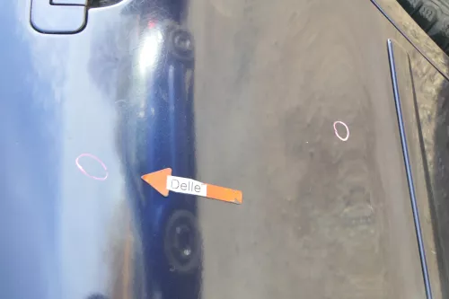 Audi A4 B5 Tür Türblatt hinten links blau lila LZ5L Kombi Limo (172454)