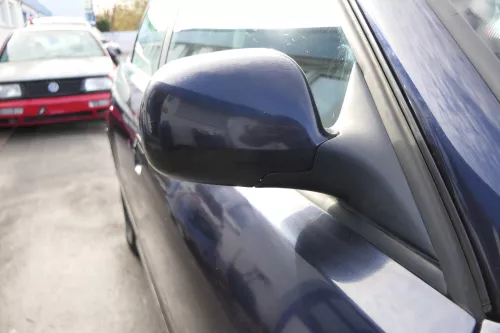 Audi A4 B5 8D Spiegel Außenspiegel rechts elektrisch blau lila LZ5L + Glas