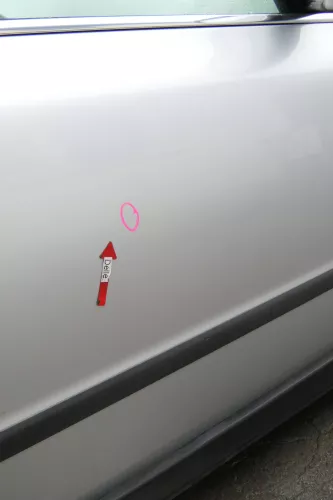 VW Passat 3B 3BG Kombi + Limo Tür vorne rechts Beifahrertür grau silber LA7W (172515)