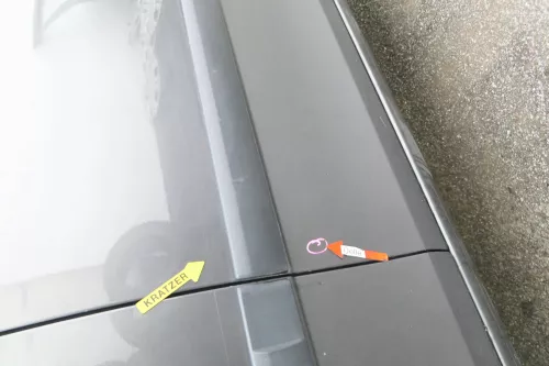 Fabia 5J Kombi + Limo Tür vorne rechts Beifahrertür grau titangrau 9795 (172609)