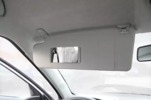 Skoda Fabia Roomster 5J Sonnenblenden Sonnenblende grau links vorne Spiegel 3T (172634)