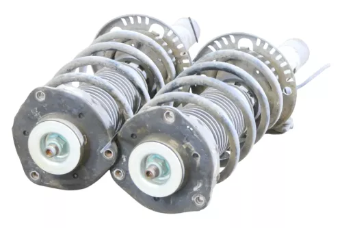 2x Polo 9N 9N3 Fox Ibiza 6L Federbein Stoßdämpfer Feder vorne (172645)