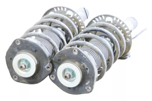 2x Polo 9N 9N3 Fox Ibiza 6L Federbein Stoßdämpfer Feder vorne (172645)