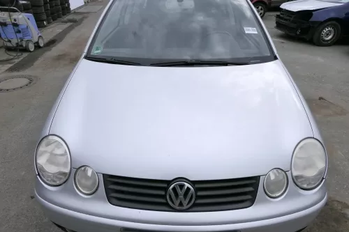 VW Polo 9N Motorhaube Klappe vorne silber grau LA7W reflexsilber bisca.Bj.2004