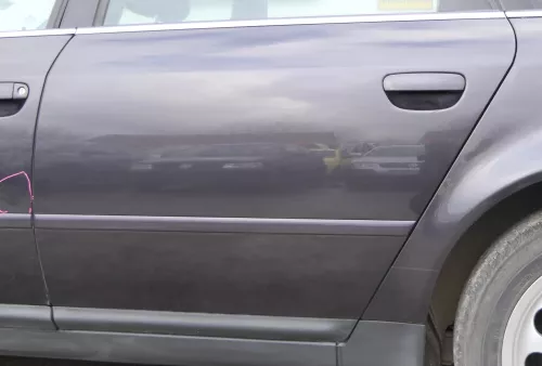 Audi A6 4B C5 Tür Türblatt hinten links nur Türblatt blau lila LZ4V