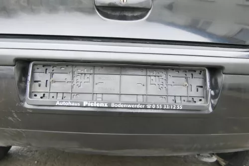 VW Polo 9N 9N3 Stoßstange Heckstoßstange hinten schwarz LC9Z (172890)