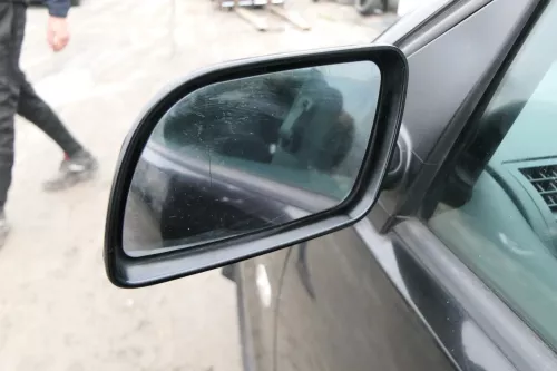 VW Polo 9N elektrischer Spiegel Außenspiegel links vorne schwarz LC9Z (172891)