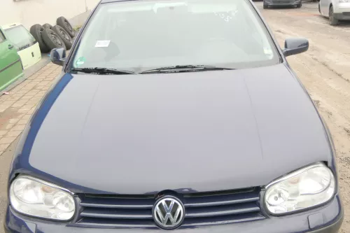 VW Golf 4 Motorhaube Haube Klappe vorne blau LA5G (172903)