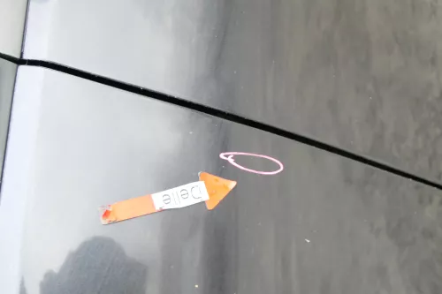 VW Polo 9N3 Kotflügel vorne links schwarz LC9Z (173219)