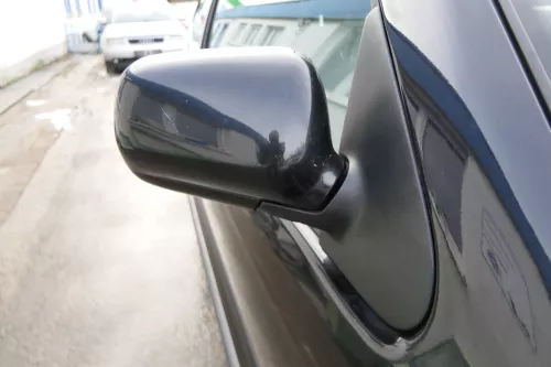 VW Polo 6N mechanisch manuell Spiegel Außenspiegel rechts schwarz LC9Z (173425)