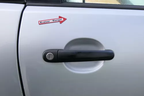 Polo 9N 9N3 Tür vorne rechts Beifahrertür 2/3-Türer silber LA7W ohneAnbauteile (173448)