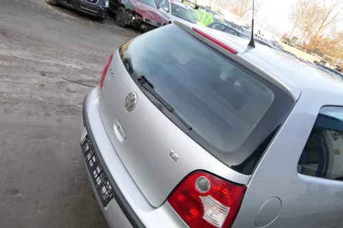 VW Polo 9N Fun Heckklappe Kofferraumklappe Klappe hinten silber LA7W metal (173449)