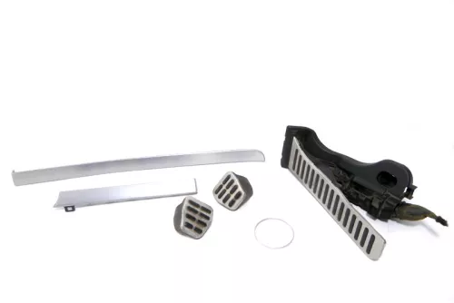 Set Touran Armaturenbrett Verkleidung Klappe Abdeckung Dekor silber alu  (173677)
