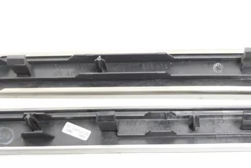 Set Touran Armaturenbrett Verkleidung Klappe Abdeckung Dekor silber alu  (173677)