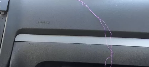 VW Golf 5 1K Verkleidung Abdeckung Dekor silber links + rechts netzoptik silber (173865)