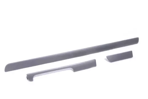 VW Golf 5 1K Verkleidung Abdeckung Dekor silber links + rechts netzoptik silber (173865)