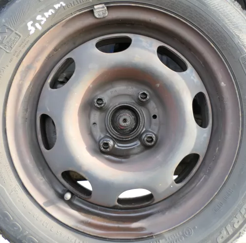 1x Polo 6N2 Lupo 6N Arosa Felge 5 1/2 J x 13 H2 ET 43 Stahlfelge 13 Zoll schwarz (173917)