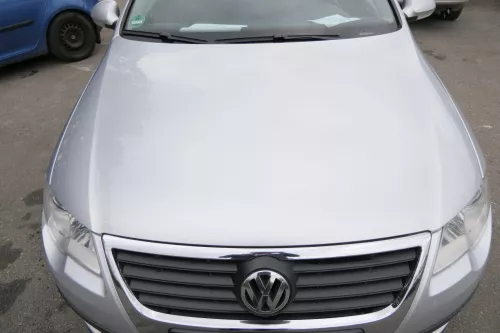 Passat 3C Motorhaube Klappe vorne vorn Haube silber grau LA7W reflexsilber -ROST (174022)