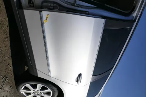 VW Passat 3C Kombi Variant Tür hinten links silber LA7W -OHNE Anbauteile  - Rost (174038)