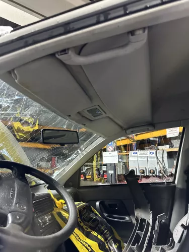 VW Caddy 9K Himmel Innenraum Decke Dachhimmel Dach oben grau vorne  (174313)