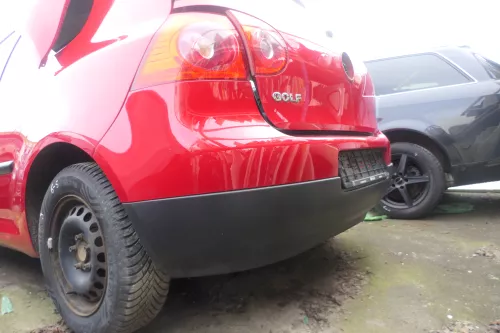 VW Golf 5 1K Limousine Stoßstange hinten Heckstoßstange rot LY3D (174441)
