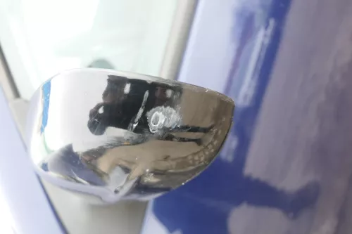 VW Golf 4 Bora elektrischer Spiegel vorne links Außenspiegel schwarz + Glas (174501)