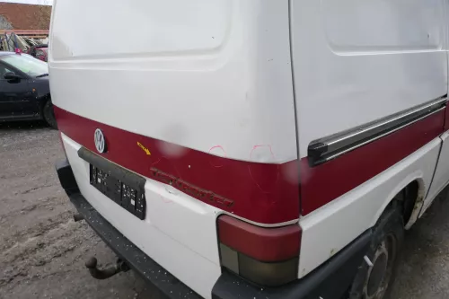 VW T4 Transporter Heckklappe Klappe hinten Kofferraumklappe weiß R902 Kasten (174589)